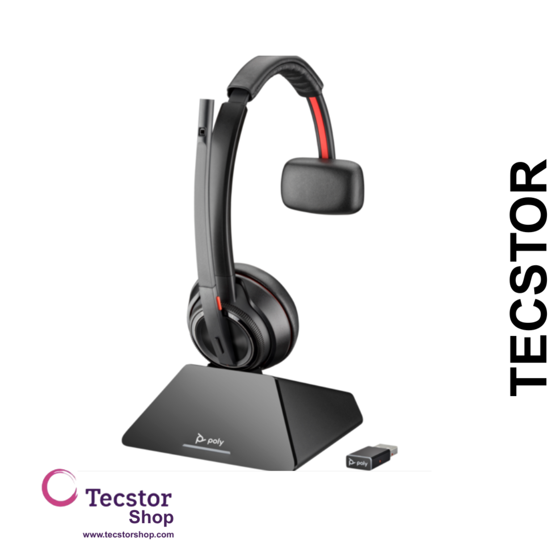 Poly Savi 8210 Office DECT 1880-1900 MHz Single Ear Headset