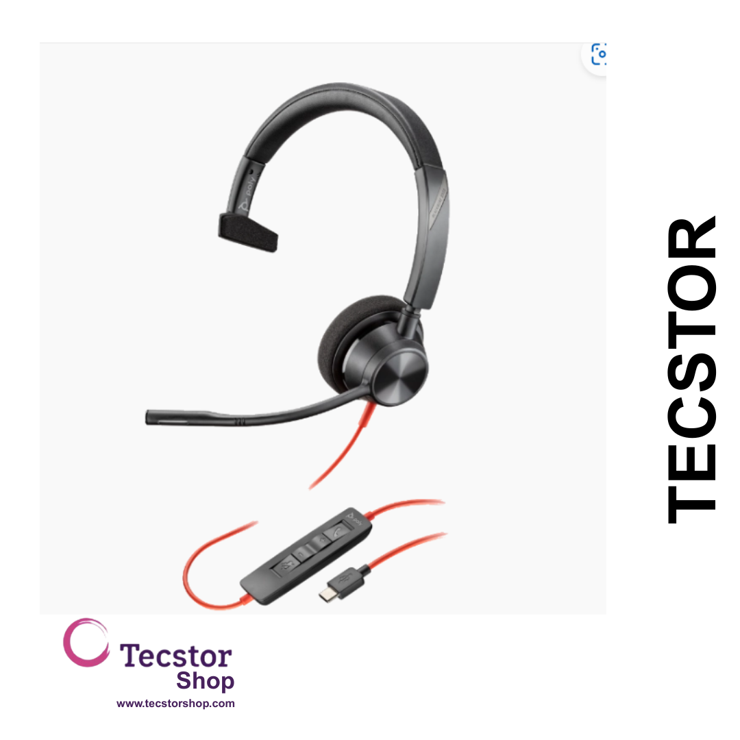 Poly Blackwire 3310 Microsoft Teams Certified USB-A Headset