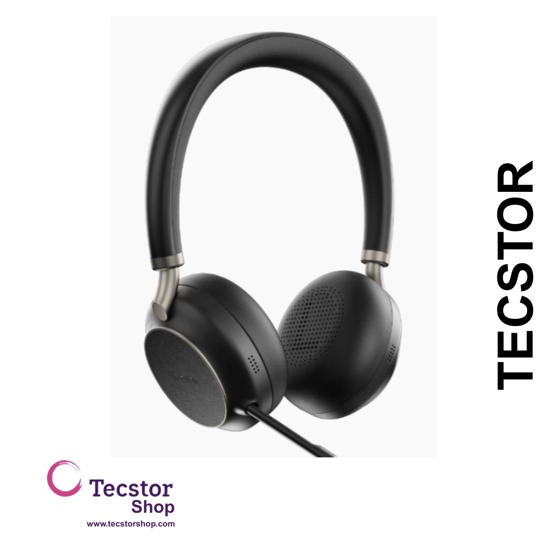 YEALINK - BH76 Teams Black USB-A, Wireless Bluetooth, Dual, On the ear wearing style, ANC, USB-A Dongle Included-Teams