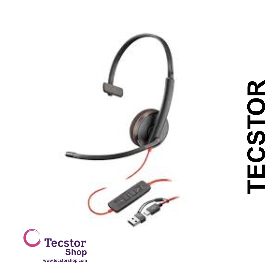 Poly Blackwire 3315 Microsoft Teams Certified USB-A Headset