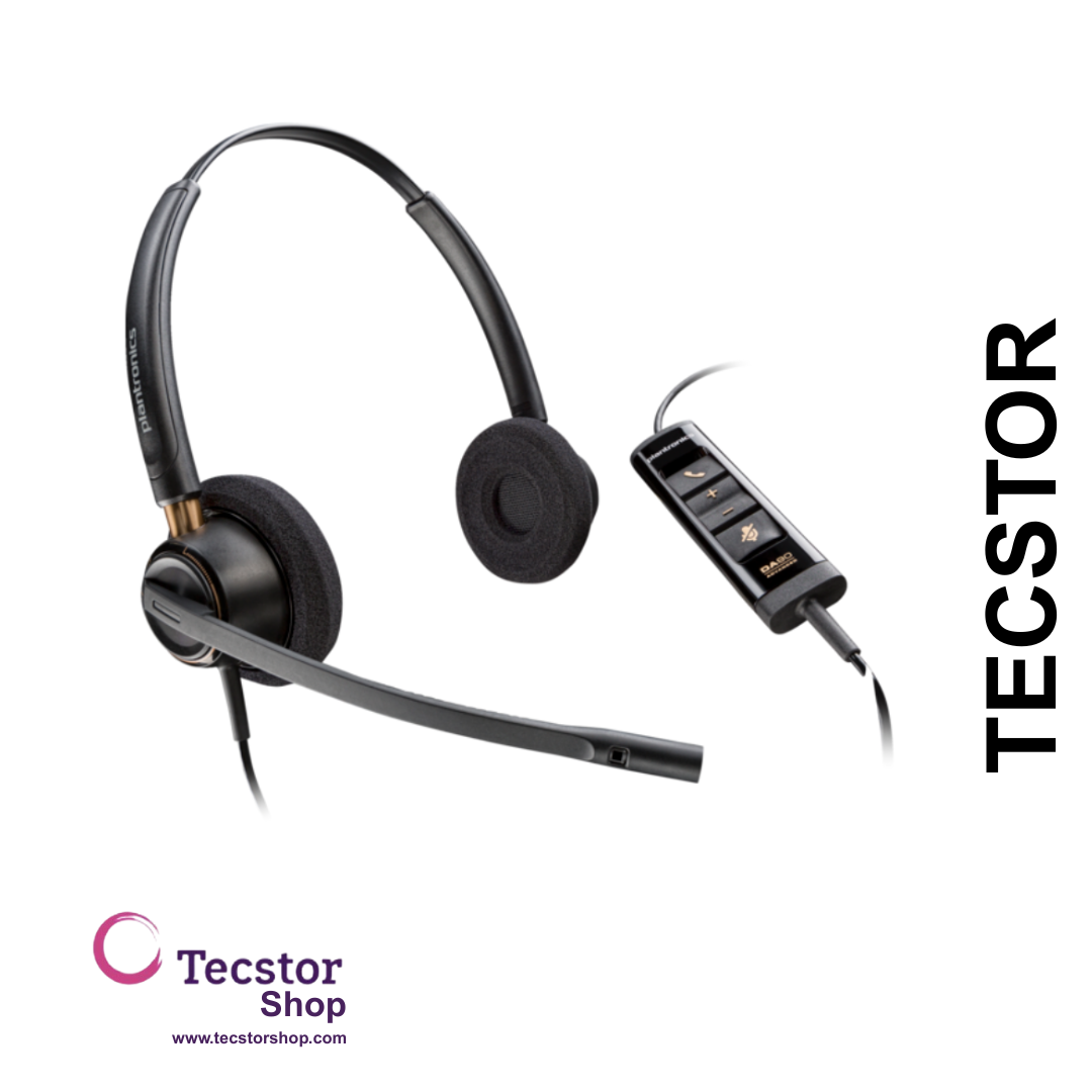 Poly EncorePro 525 Microsoft Teams Certified Stereo with USB-A Headset