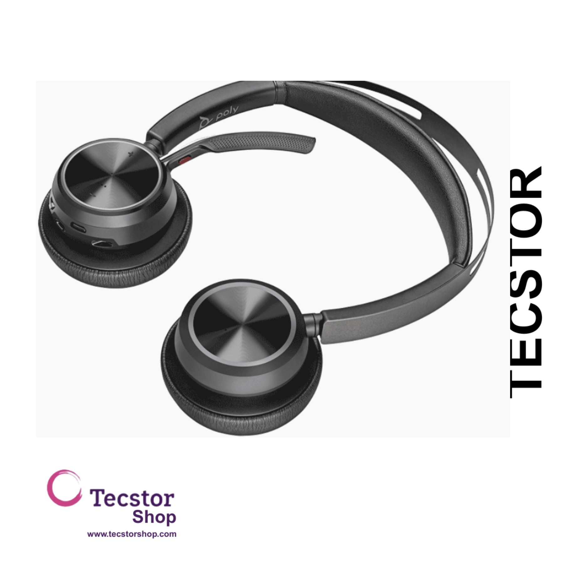 Poly Voyager Focus 2 Microsoft Teams Certified with charge stand Headset