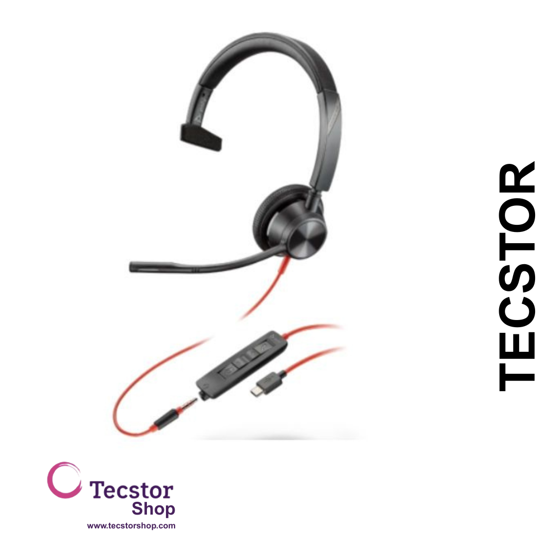Poly Blackwire 3315 Microsoft Teams Certified USB-A Headset