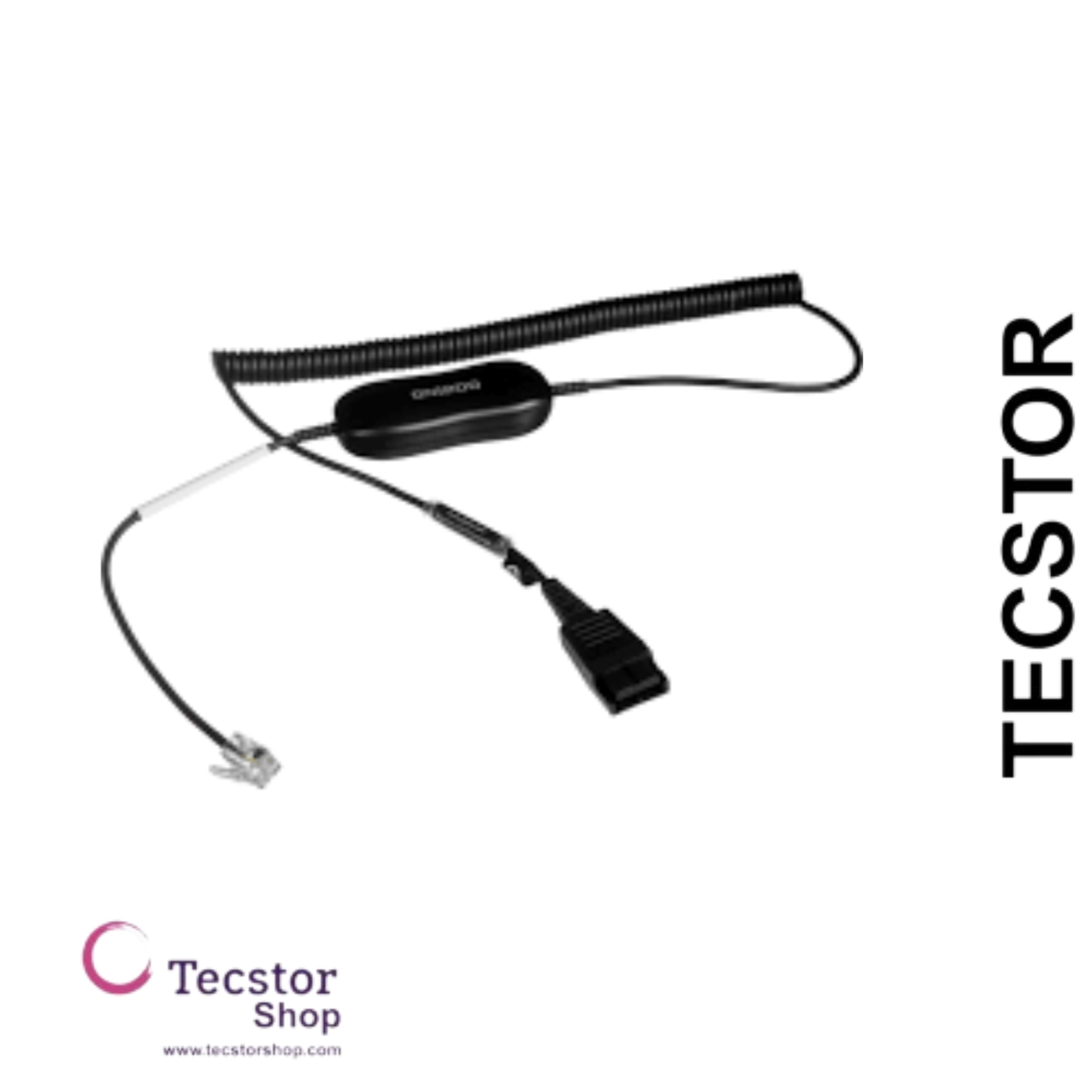 Smart Cord, QD to RJ9, straight, with 8-position switch configurator, for Avaya one-X Telephone system ( for 96XX Series)