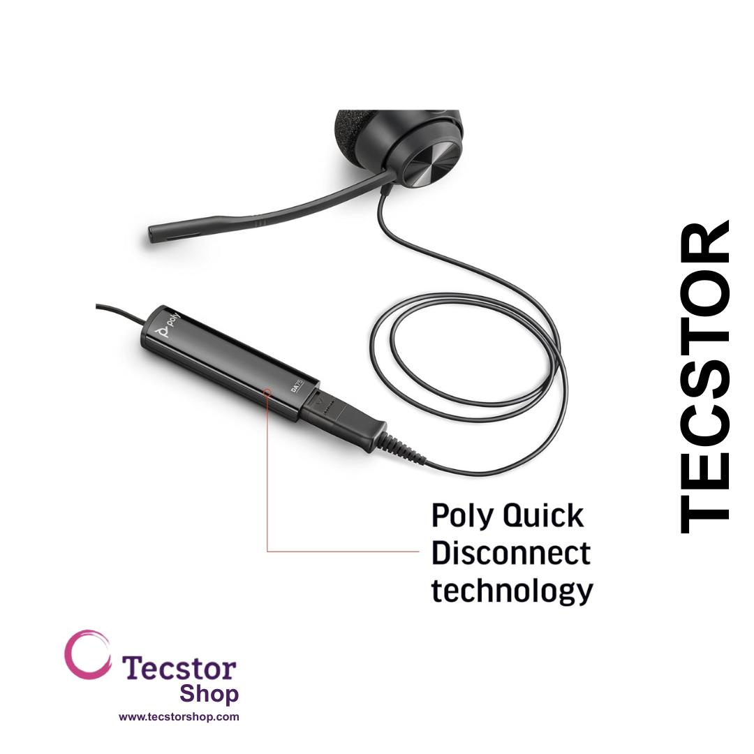 Poly - DA75 USB-to-Headset QD Audio Processor (4 pin) (USB-A and USB-C)