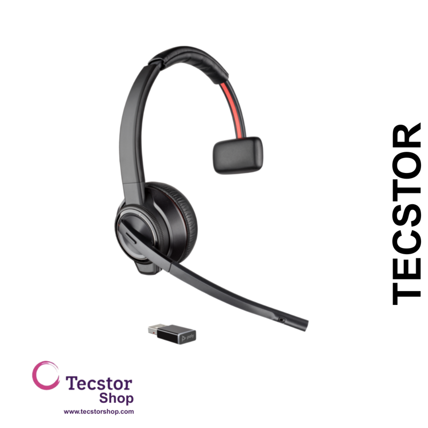 Poly Savi 8210 Office DECT 1880-1900 MHz Single Ear Headset