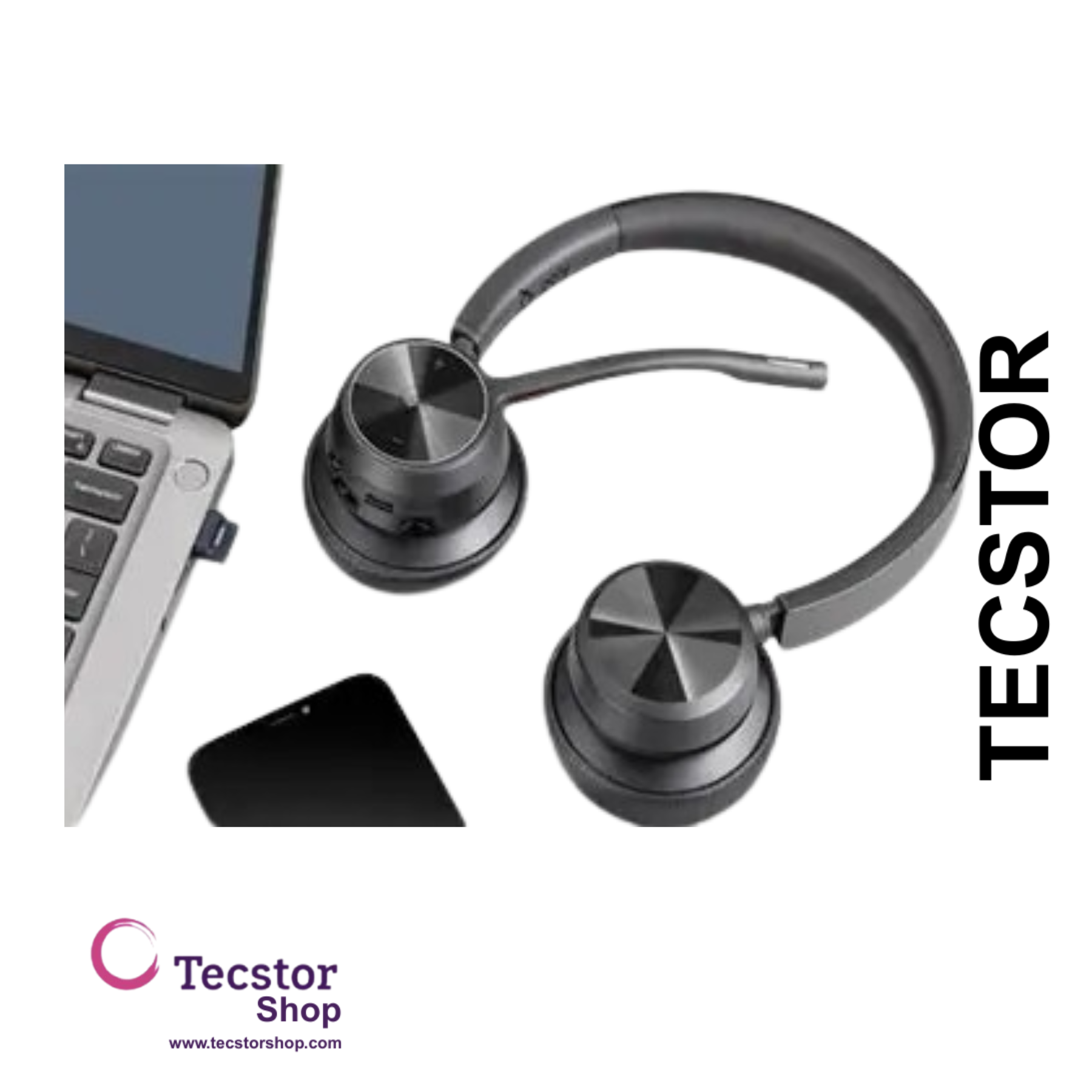 Poly Voyager 4320 Microsoft Teams Certified USB-A Headset +BT700 dongle