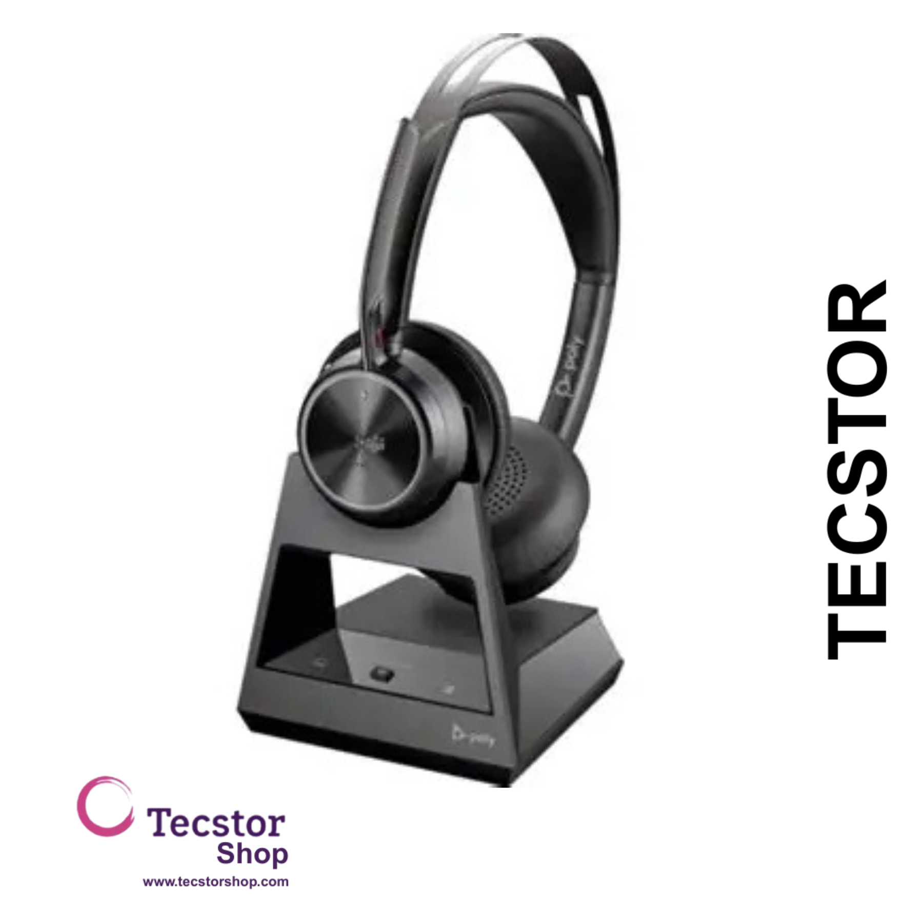 Poly Voyager Focus 2-M Microsoft Teams Certified with charge stand Headset