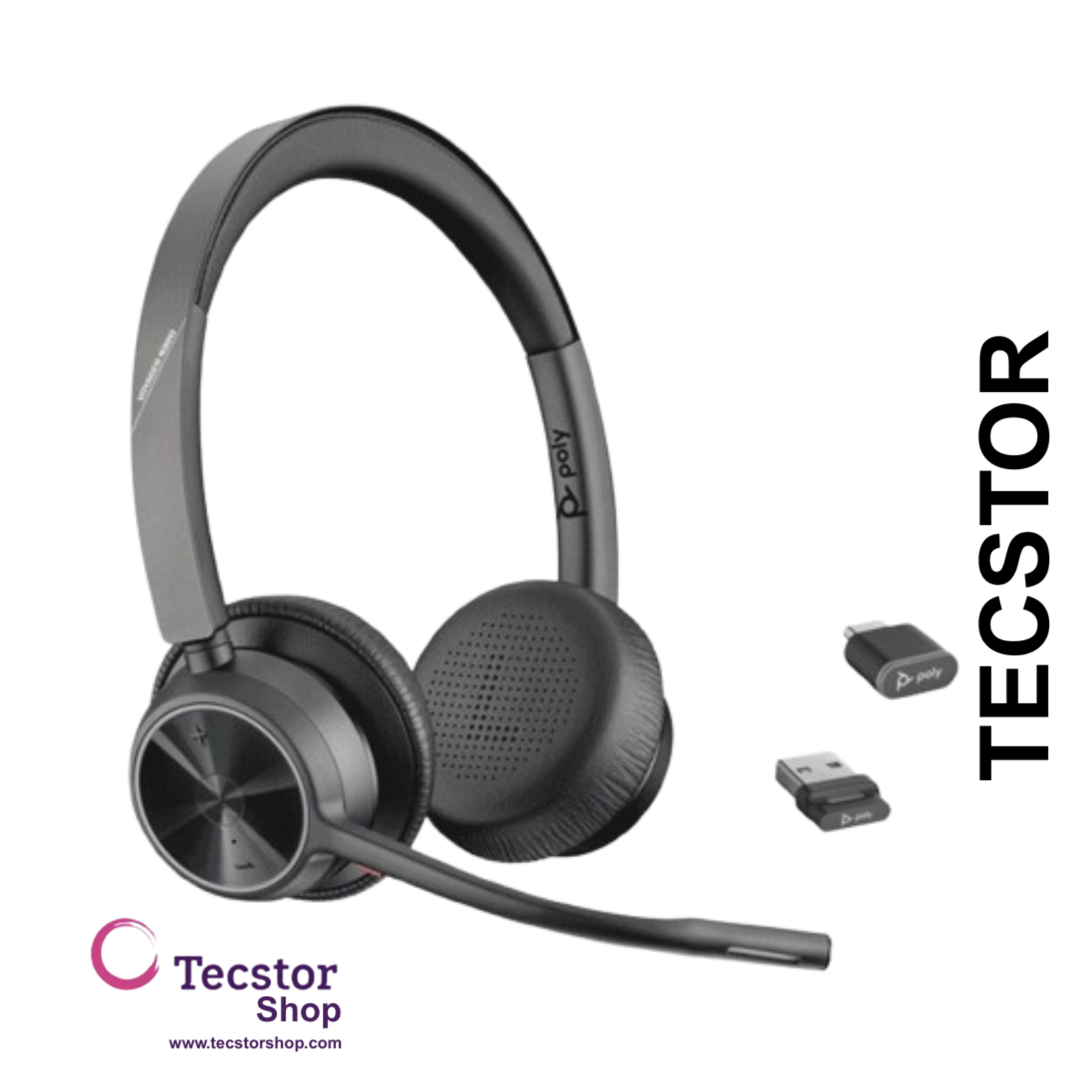 Poly Voyager 4320 Microsoft Teams Certified USB-C Headset +BT700 dongle