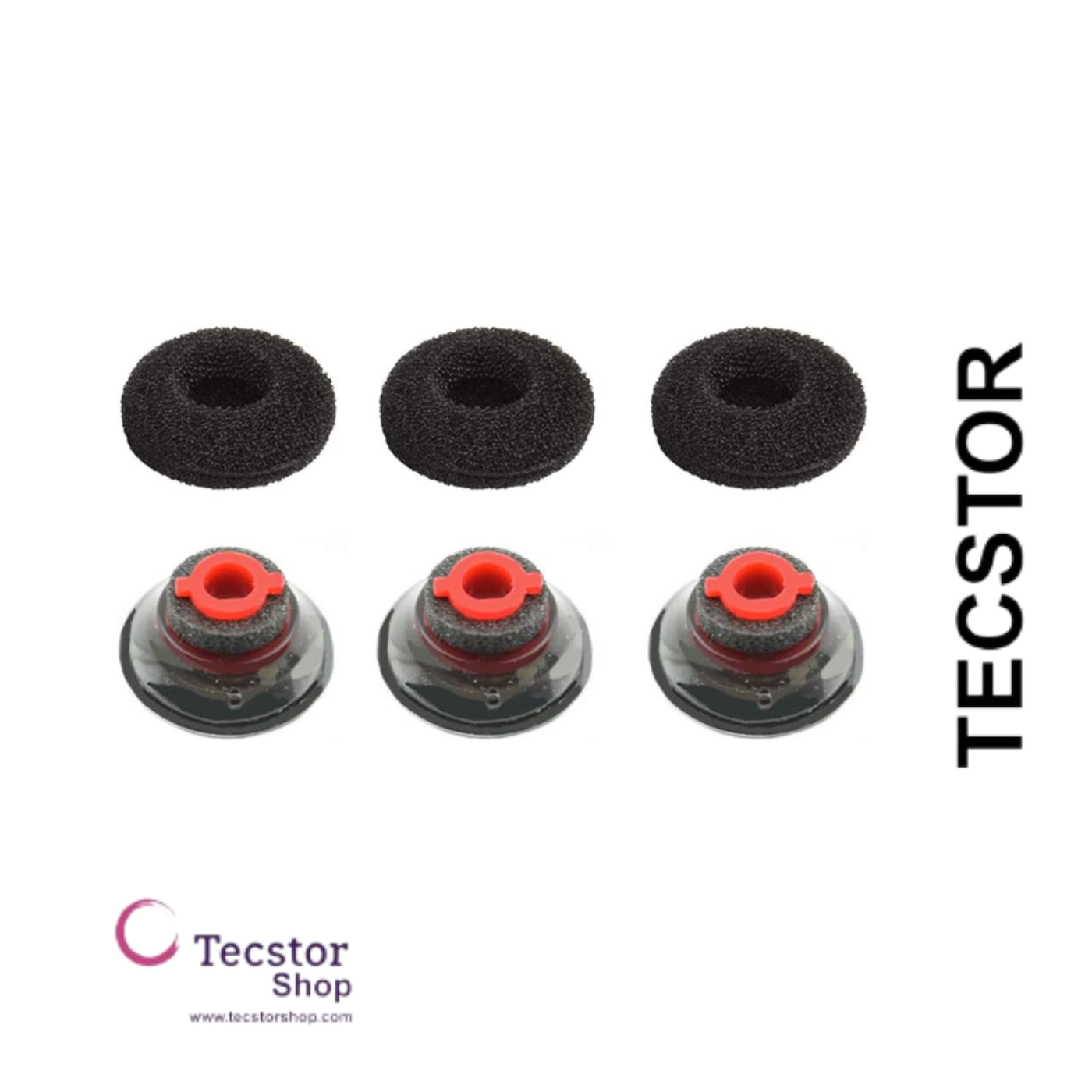 Poly Voyager Legend Medium Eartips and Foam Covers (3 Pieces)