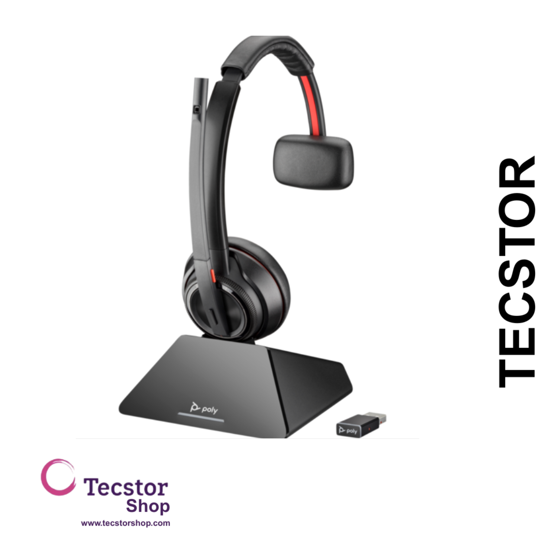 Poly Savi 8210 Office DECT 1880-1900 MHz Single Ear Headset