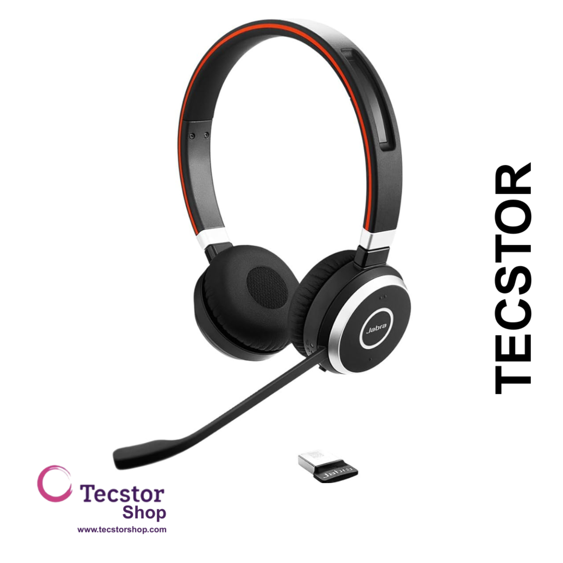 Jabra Evolve 65 Wireless Stereo Headset SE with Link380a (USB-A)