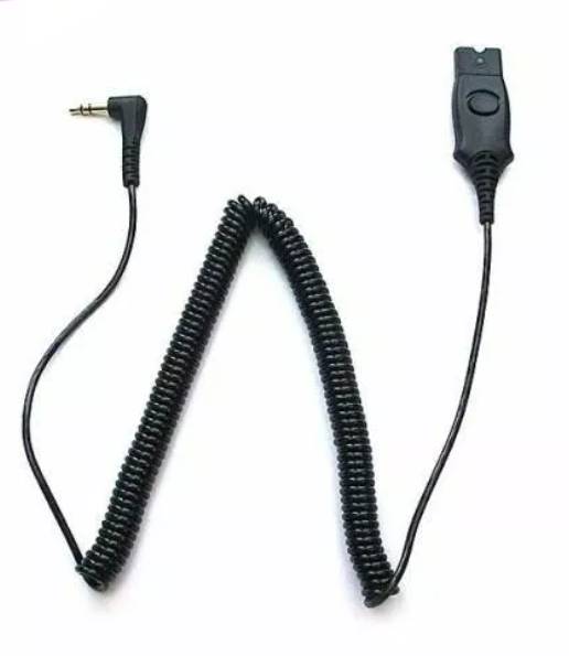 Cable - QD to 3.5mm (3m with inline Mute on QD)