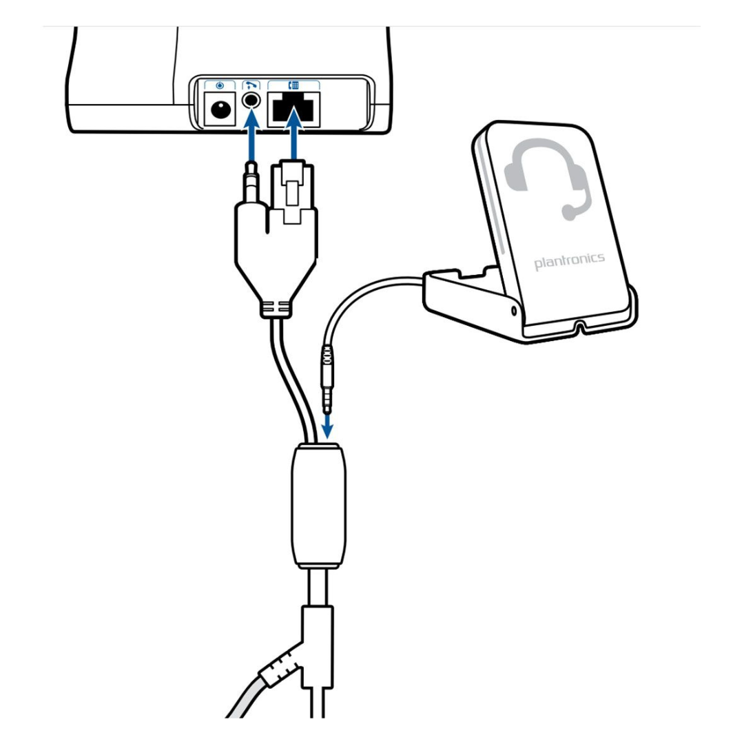 Poly Savi Office Straight Plug Online Indicator