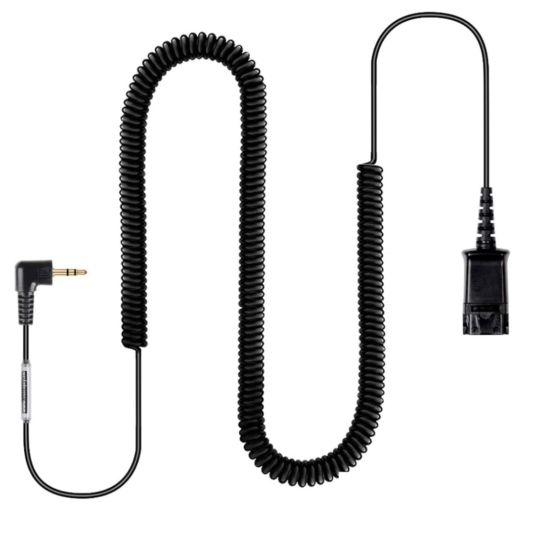 Cable - QD to 3.5mm (3m with inline Mute on QD)