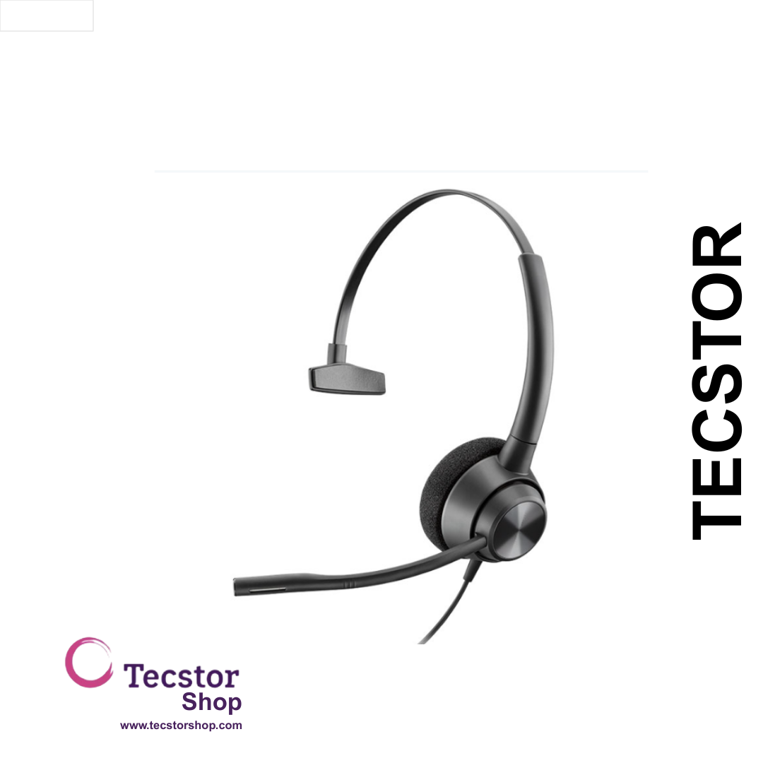 Poly - HW310 USB - Encore Pro MONO Wideband Headset (USB A hardwired) (Noise Cancelling) TAA