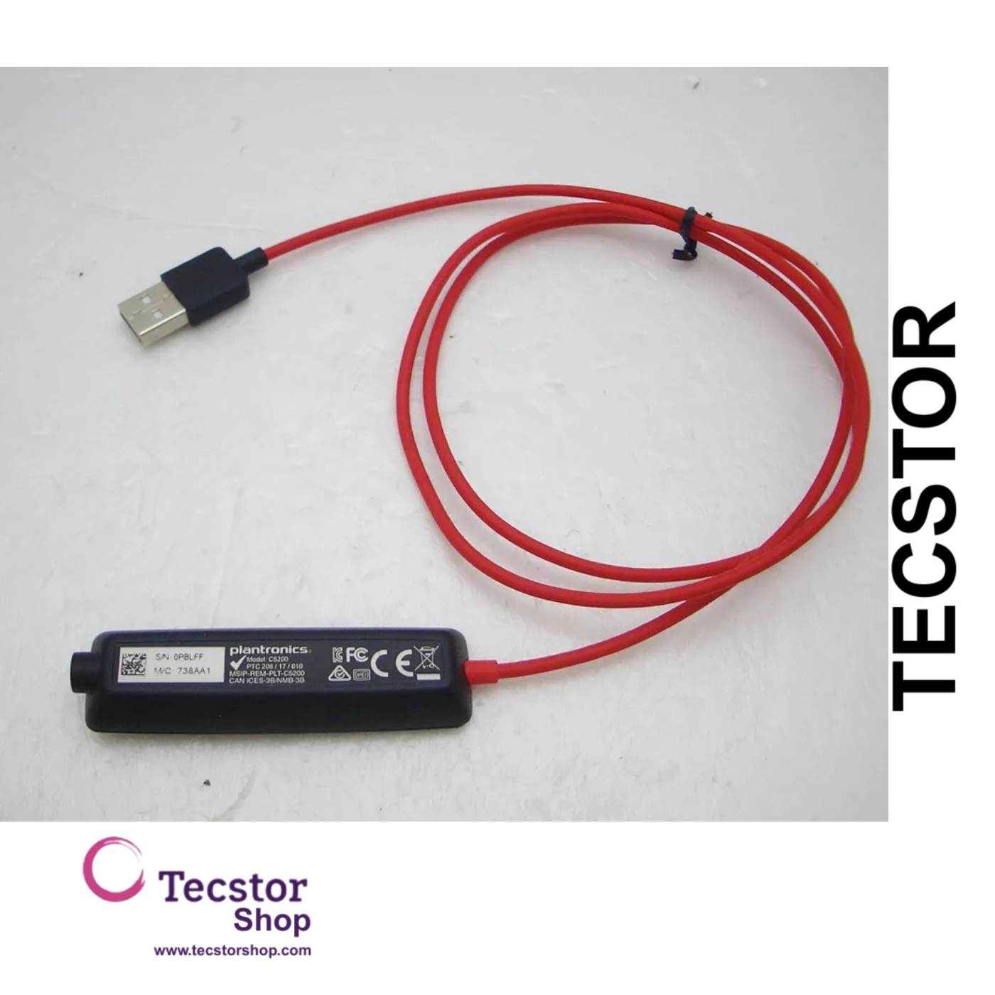 SPARE - Poly Blackwire 5200 USB-A Inline Control cable