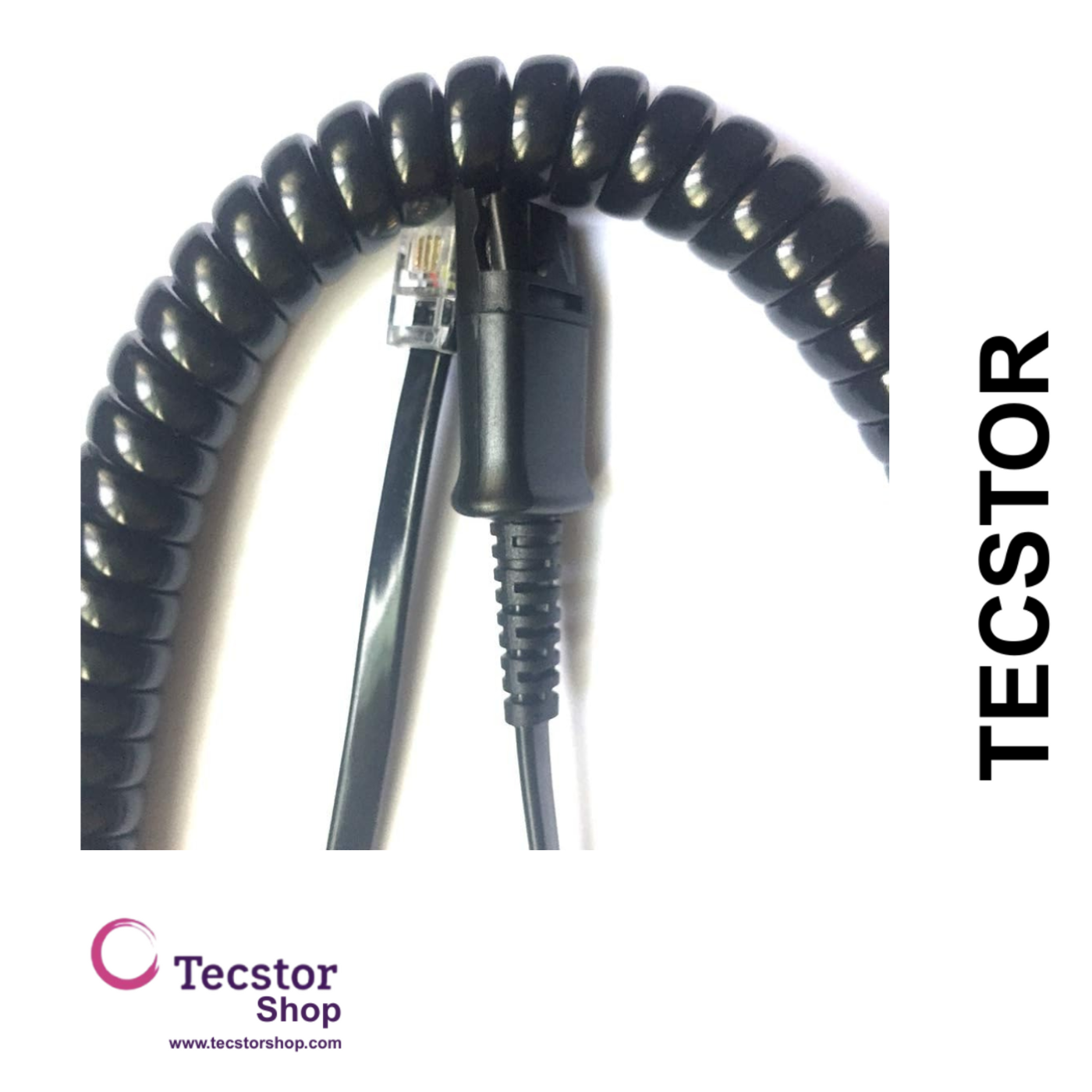 Cable - Amplified Bottom Cable (Electret) (QD to RJ9)
