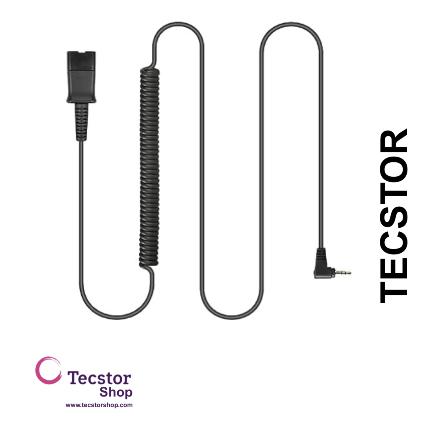 Cable - QD to 3.5mm (3m with inline Mute on QD)