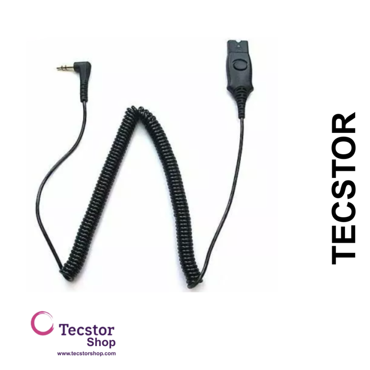 Cable - QD to 3.5mm (3m with inline Mute on QD)
