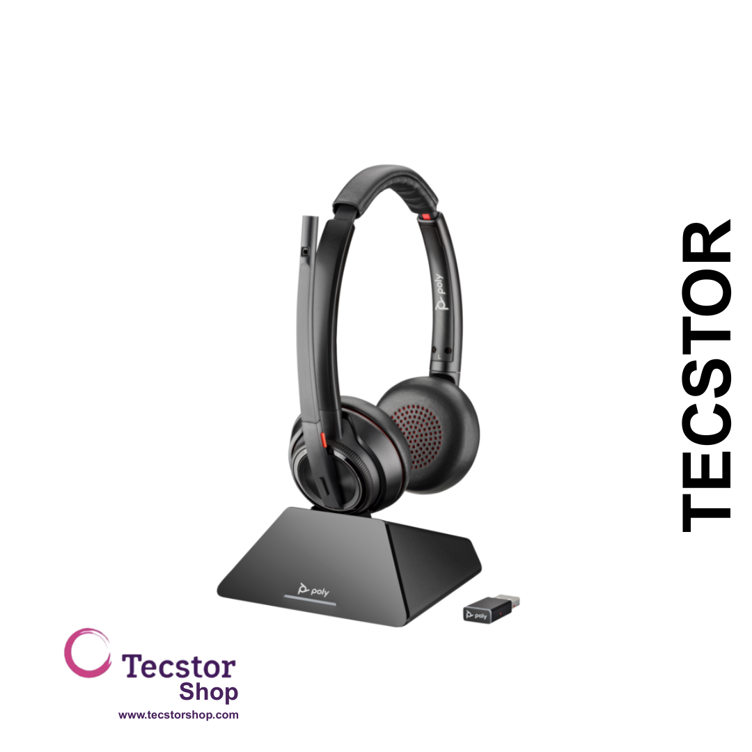 Poly Savi 8220 UC Microsoft Teams Certified DECT 1880-1900 MHz USB-A Headset
