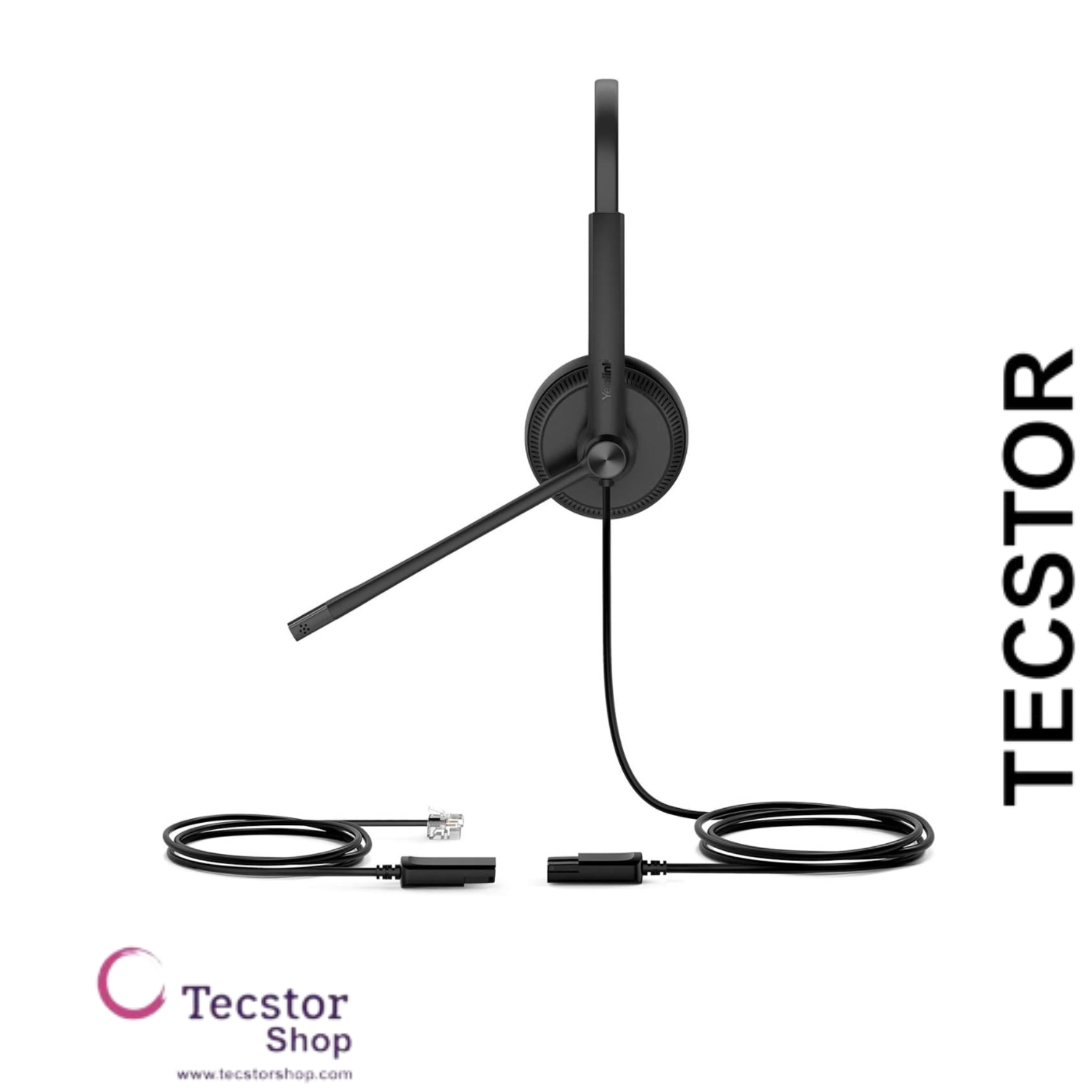 YEALINK - YHD342 Lite, YHS34 Lite Dual Headset only, without QD-RJ9 cord.