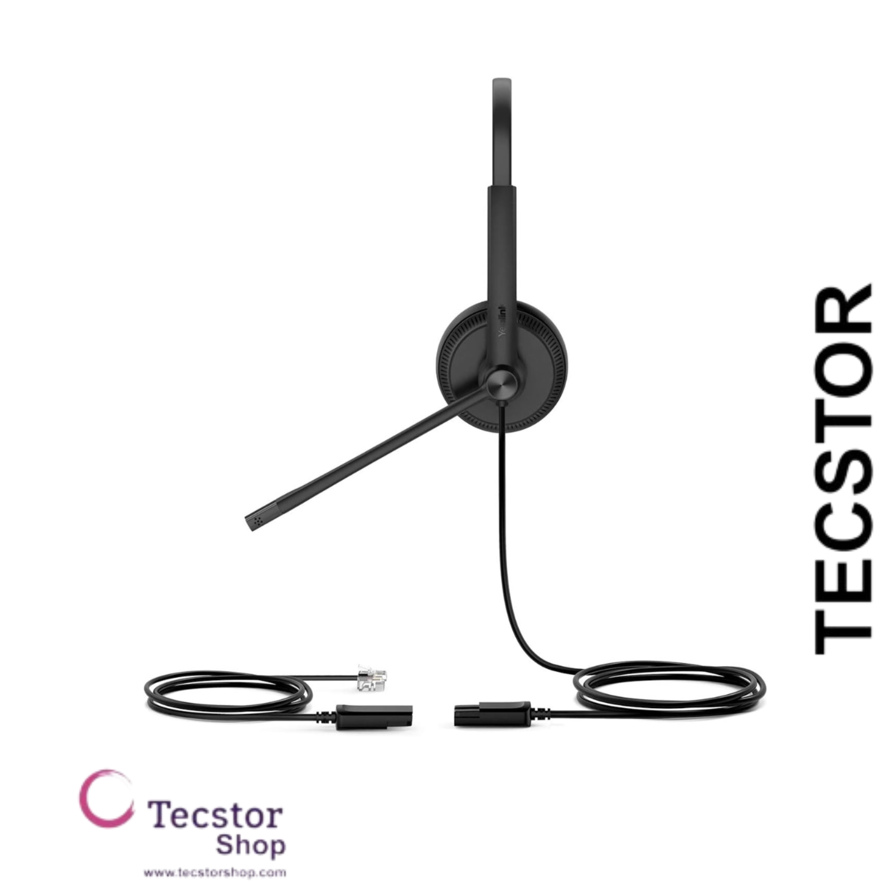 YEALINK - YHM341, YHS34 Mono Headset only, without QD-RJ9 cord.