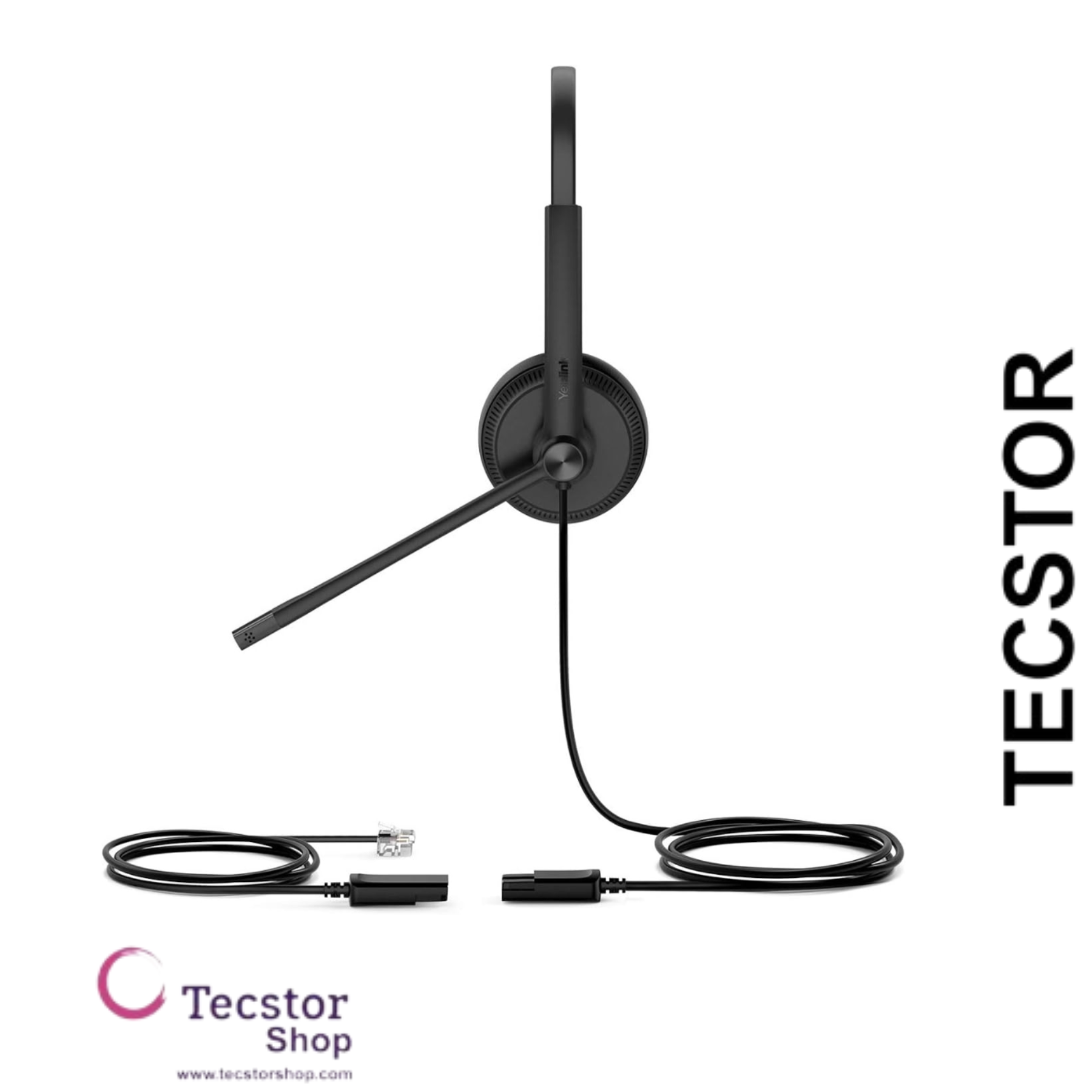 YEALINK - YHD342, YHS34 Dual Headset only, without QD-RJ9 cord.