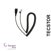 Smart Cord, QD to RJ9, straight, with 8-position switch configurator, for Avaya one-X Telephone system ( for 96XX Series)