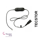 Smart Cord, QD to RJ10, straight , 0,8 meters, with 8-position switch configurator, for STD Headsets