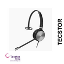 YEALINK - YHS36 Mono Corded headset, On the ear wearing style, Including QD-RJ9 cable, Leather ear cushions