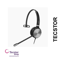 YEALINK - YHS36 Mono Corded headset, On the ear wearing style, Including QD-RJ9 cable, Leather ear cushions