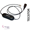 Smart Cord, QD to RJ9, straight, with 8-position switch configurator, for Avaya one-X Telephone system ( for 96XX Series)