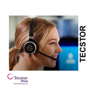 MONO headset ONLY for Jabra EVOLVE 40 UC with 3.5mm Jack (without USB Controller), headband, discret boomarm