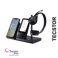 YEALINK - WH66 Dual Teams USB-A, Wireless DECT and Bluetooth-PC/IP/Mobile Phone, Touch Screen, On the ear wearing style-Teams