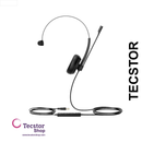 YEALINK - UH34 Mono Teams USB-A, Corded USB with mute, call and volume control on the cord, On the ear wearing style, Leather ear cushions-Teams