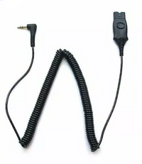 Cable - QD to 3.5mm (3m with inline Mute on QD)