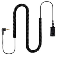 Cable - QD to 3.5mm (3m with inline Mute on QD)