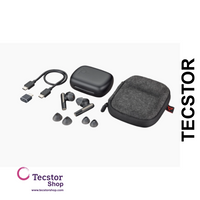 Poly Voyager Free 60 Earbuds Black + BT700 USB-C Adapter + Basic Charge Case (UC Version)