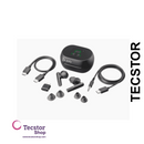 Poly Voyager Free 60 Earbuds Black + BT700 USB-A Adapter + Touchscreen Charge Case (Microsoft Version)