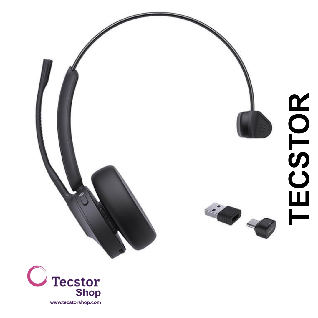 YEALINK - BH70 Mono Teams USB-C, Wireless Bluetooth, On the ear wearing style, USB-C Dongle Included- Teams