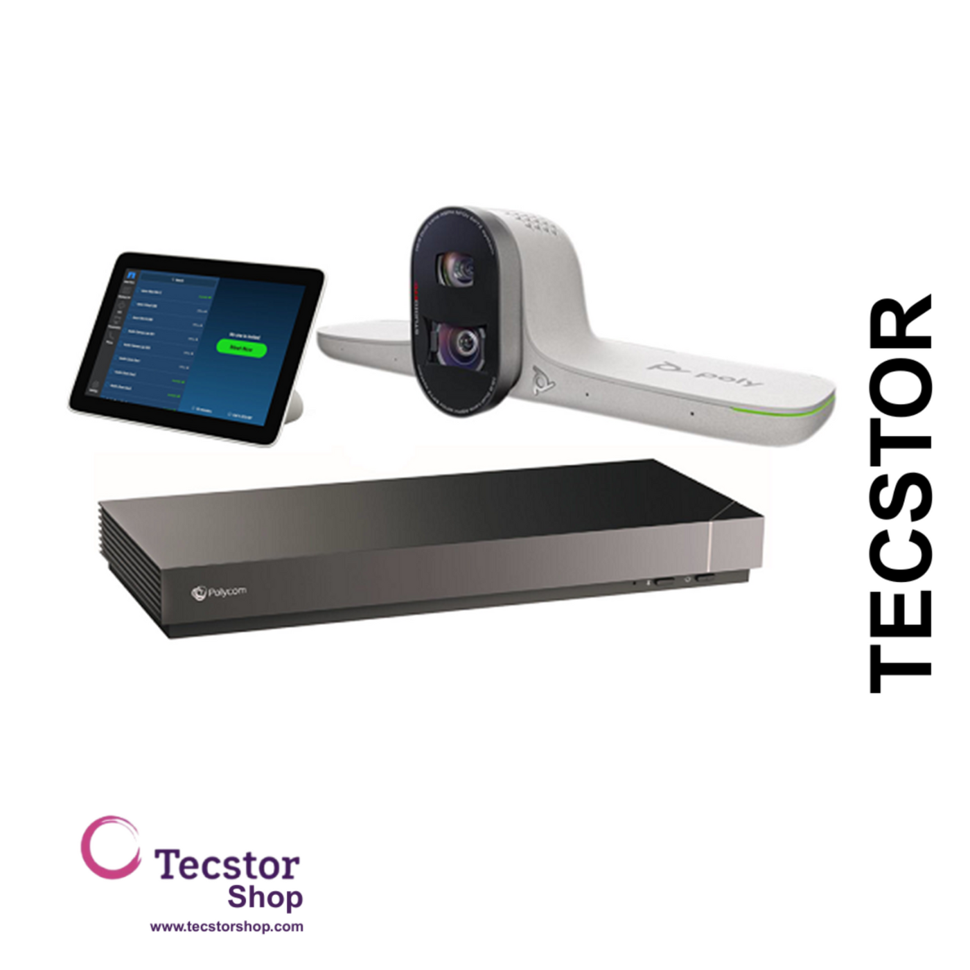 Poly G7500 Video Conferencing System with Studio E70 and TC10 Controller Kit