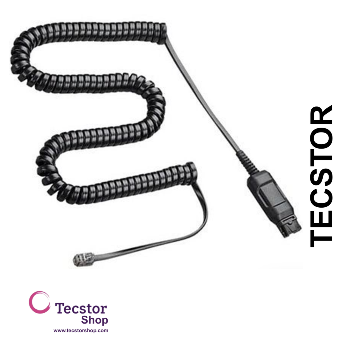 Cable - Amplified Bottom Cable (Electret) (QD to RJ9)
