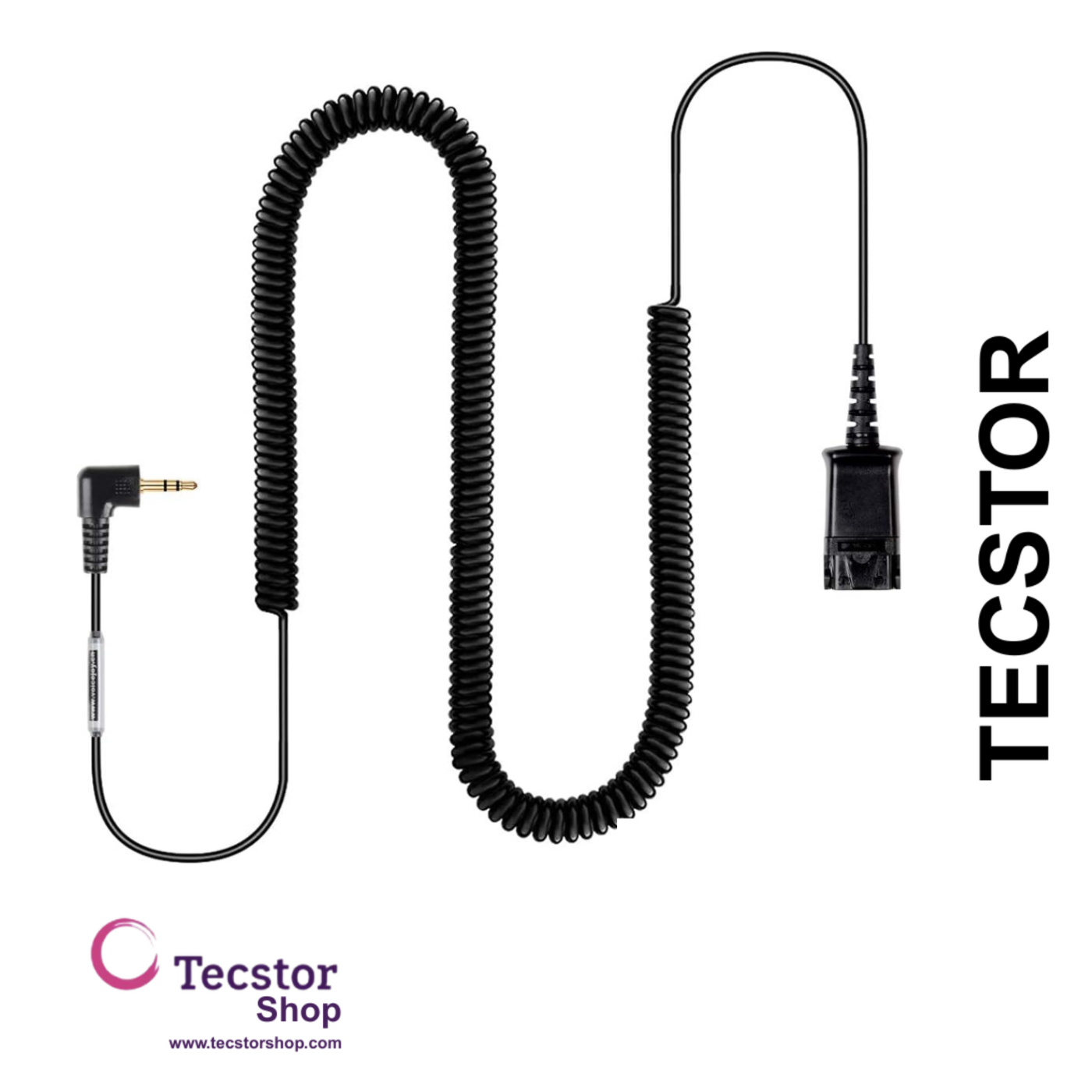 Cable - QD to 3.5mm (3m with inline Mute on QD)