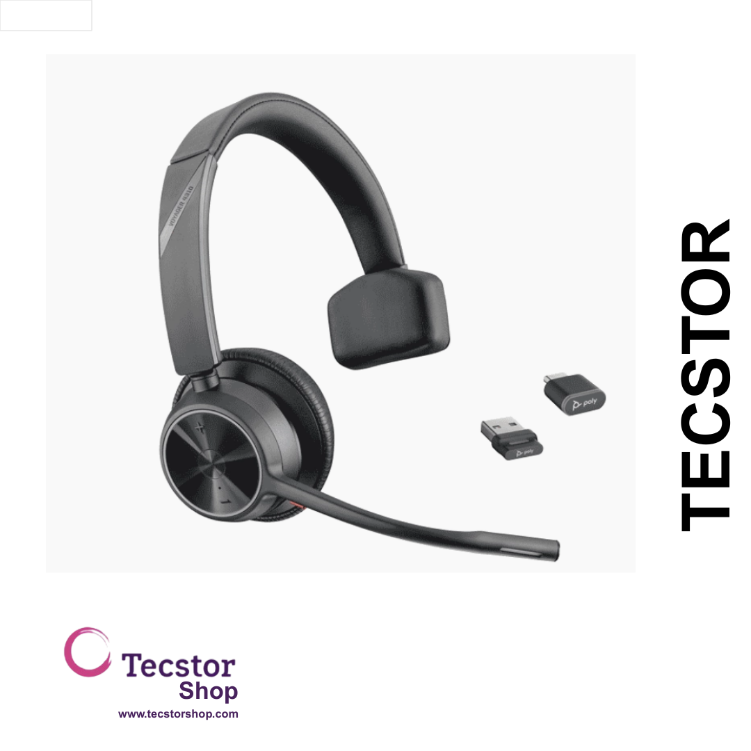 Poly Voyager 4310-M Microsoft Teams Certified USB-C Headset +BT700 dongle +Charging Stand