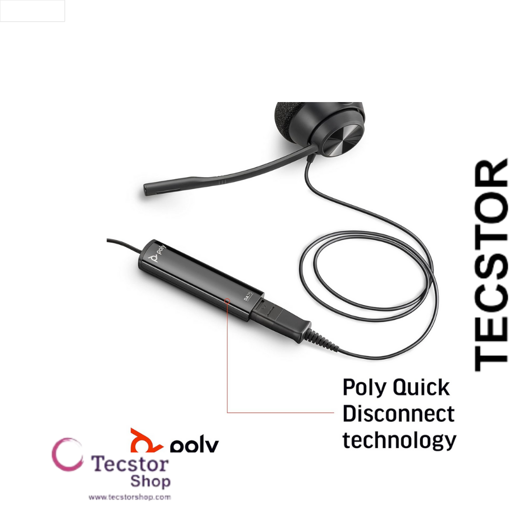 Poly - DA75 USB-to-Headset QD Audio Processor (4 pin) (USB-A and USB-C)