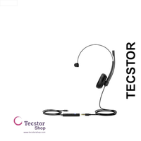 YEALINK - UH34 SE Mono Teams USB-A, Corded USB with mute, call and volume control on the cord, On the ear wearing style, Including 3.5mm-USB, Leather ear cushions-Teams