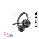 Poly - Voyager 4320 UC Wireless Headset + Charge Stand (Plantronics) - Headphones with Boom Mic - Connect to PC/Mac via USB-A Bluetooth Adapter, Cell Phone via Bluetooth