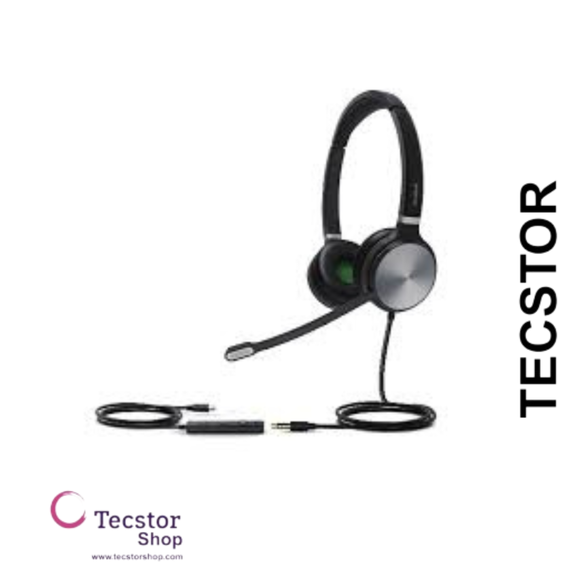 YEALINK - YHD362, YHS36 Dual Headset only, without QD-RJ9 cord.