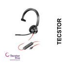 Poly Blackwire C3210 MONO Corded Headset (USB-A) (UC & Microsoft)